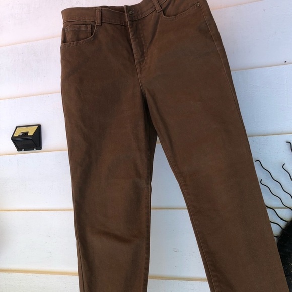 Style & Co Brown Jeans - Size 12P shirt - Picture 1 of 10